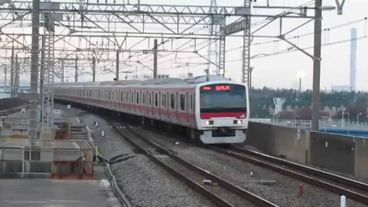 京葉線E331系 葛西臨海公園駅通過