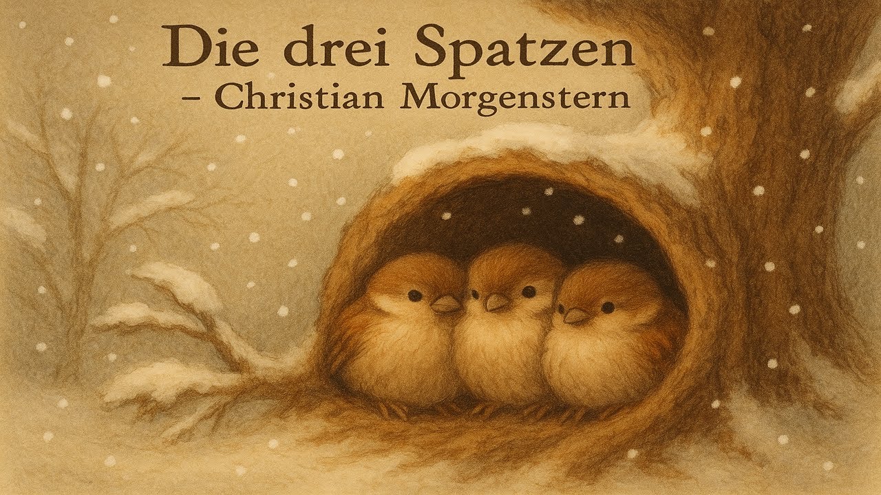 Die drei Spatzen | Christian Morgenstern
