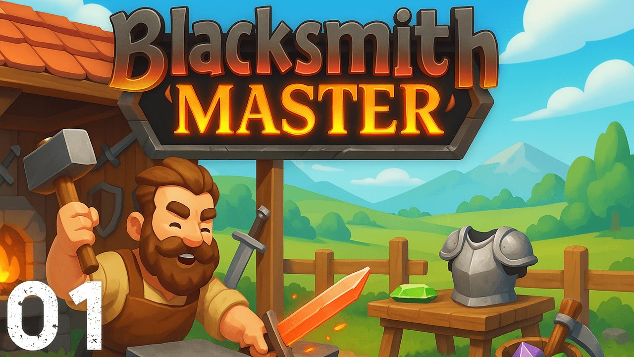 Premiers pas dans Blacksmith Master ! Une pépite cachée !? ⚒️ [FR] Ep. 01