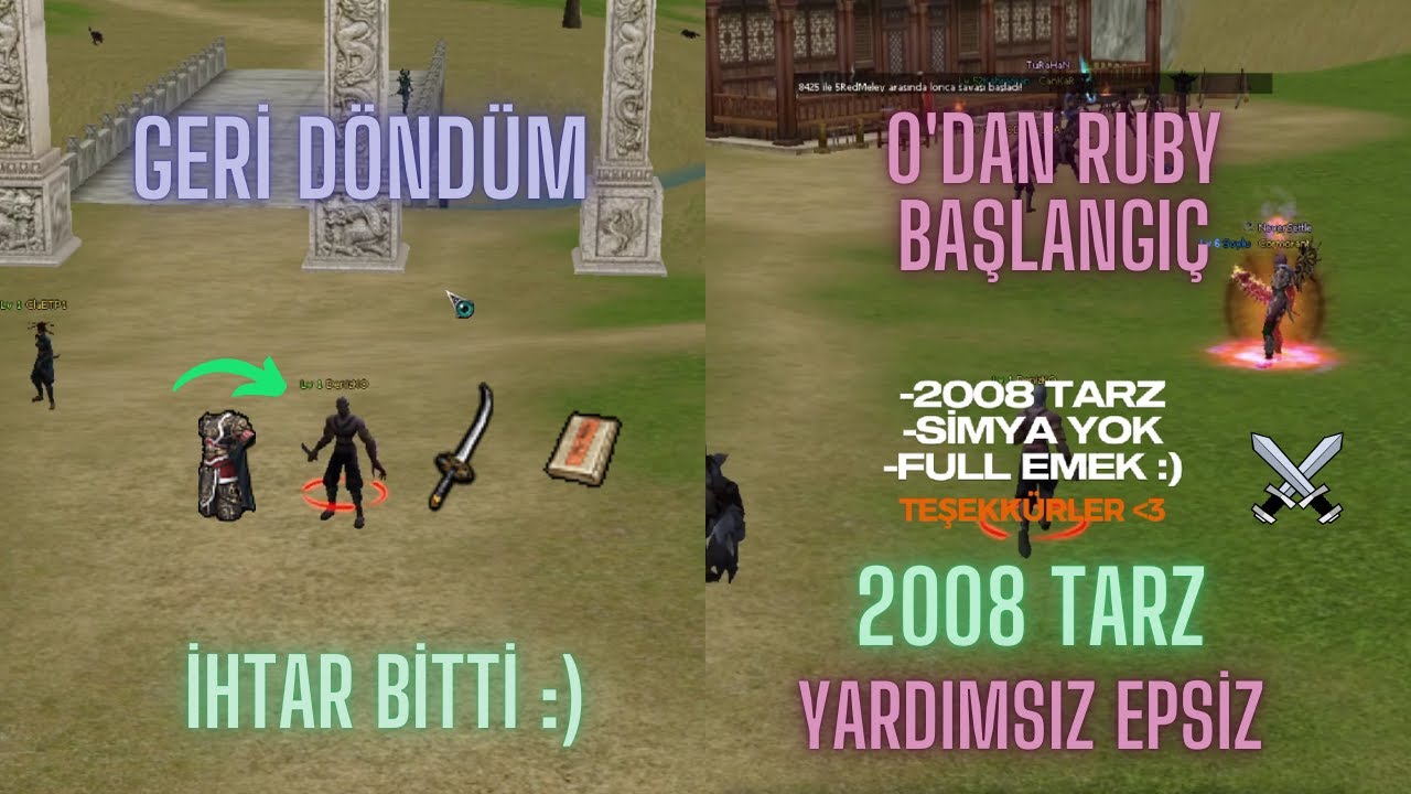 0'DAN RUBY BAŞLANGIÇ ⌚2008 TARZ FULL EMEK 🎮BÖLÜM 1