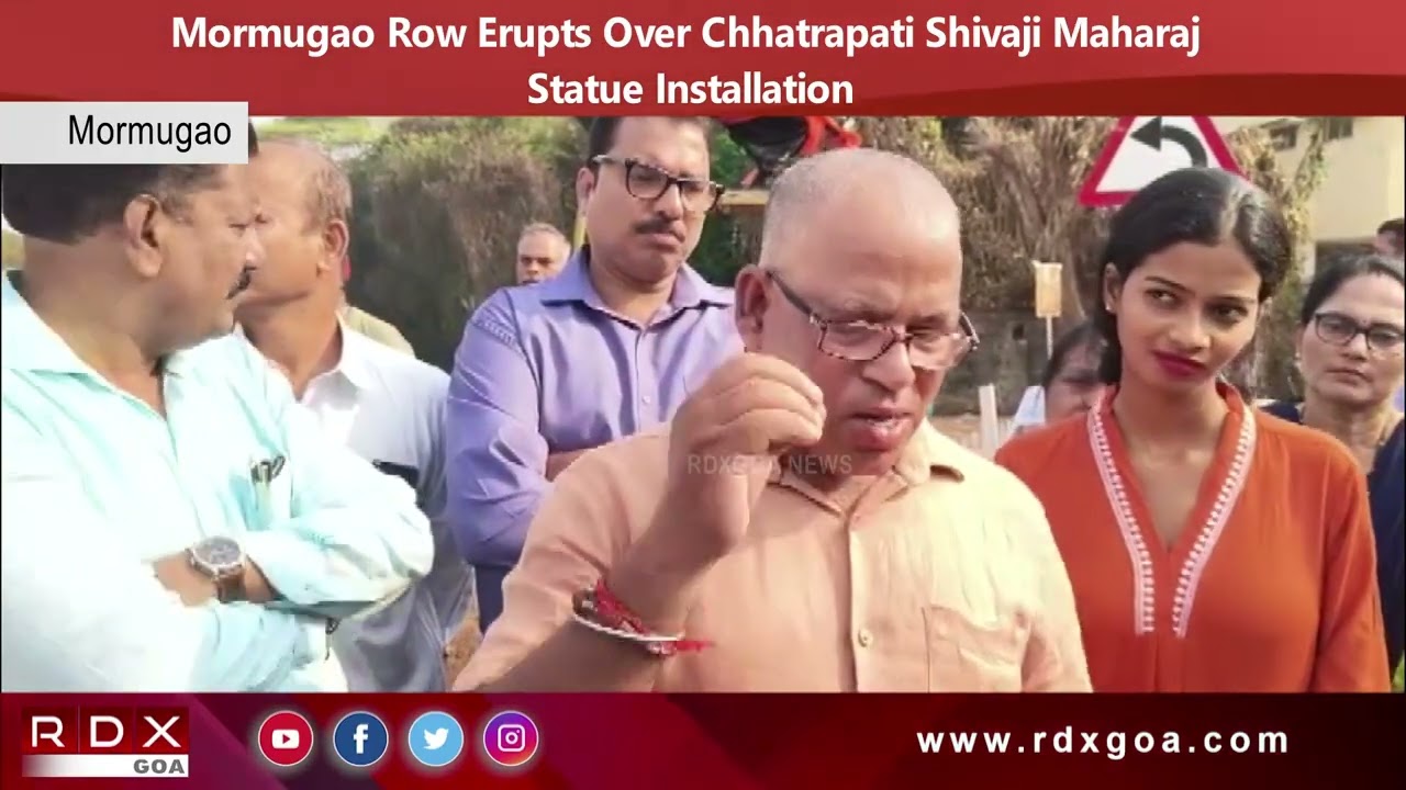 Mormugao Row Erupts Over Chhatrapati Shivaji Maharaj Statue Installation