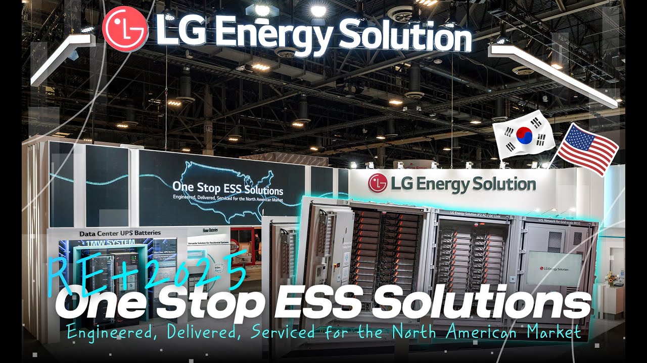 LG Energy Solution Showcased One Stop ESS Solutions for the North American Market at RE+ 2025