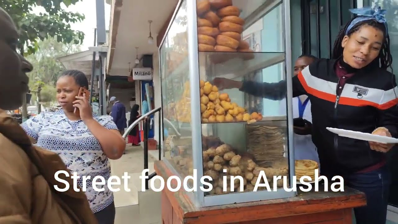 Streetfoods in Arusha  Fast food BBQ restaurant in Wachaga street..yummy 😋 foods