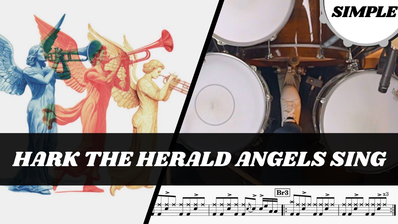 Hark The Herald Angels Sing by Elevation - Simple Drums