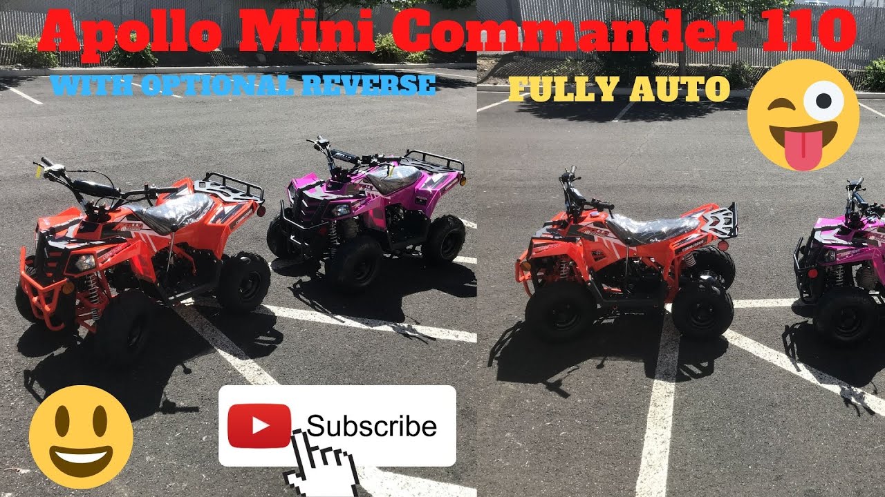 Обзор Apollo Mini Commander 110cc в оранжево-розовом цвете
