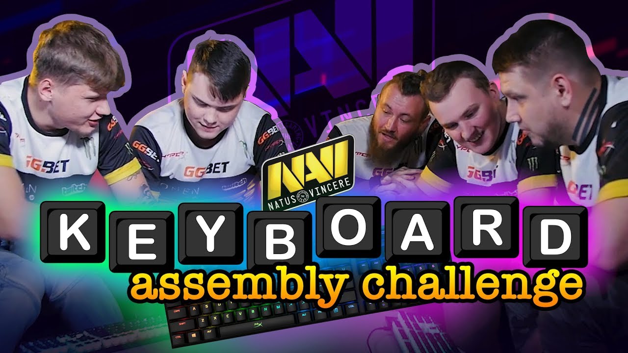 Na’Vi CS:GO - The Keyboard Assembly Challenge - HyperX Moments