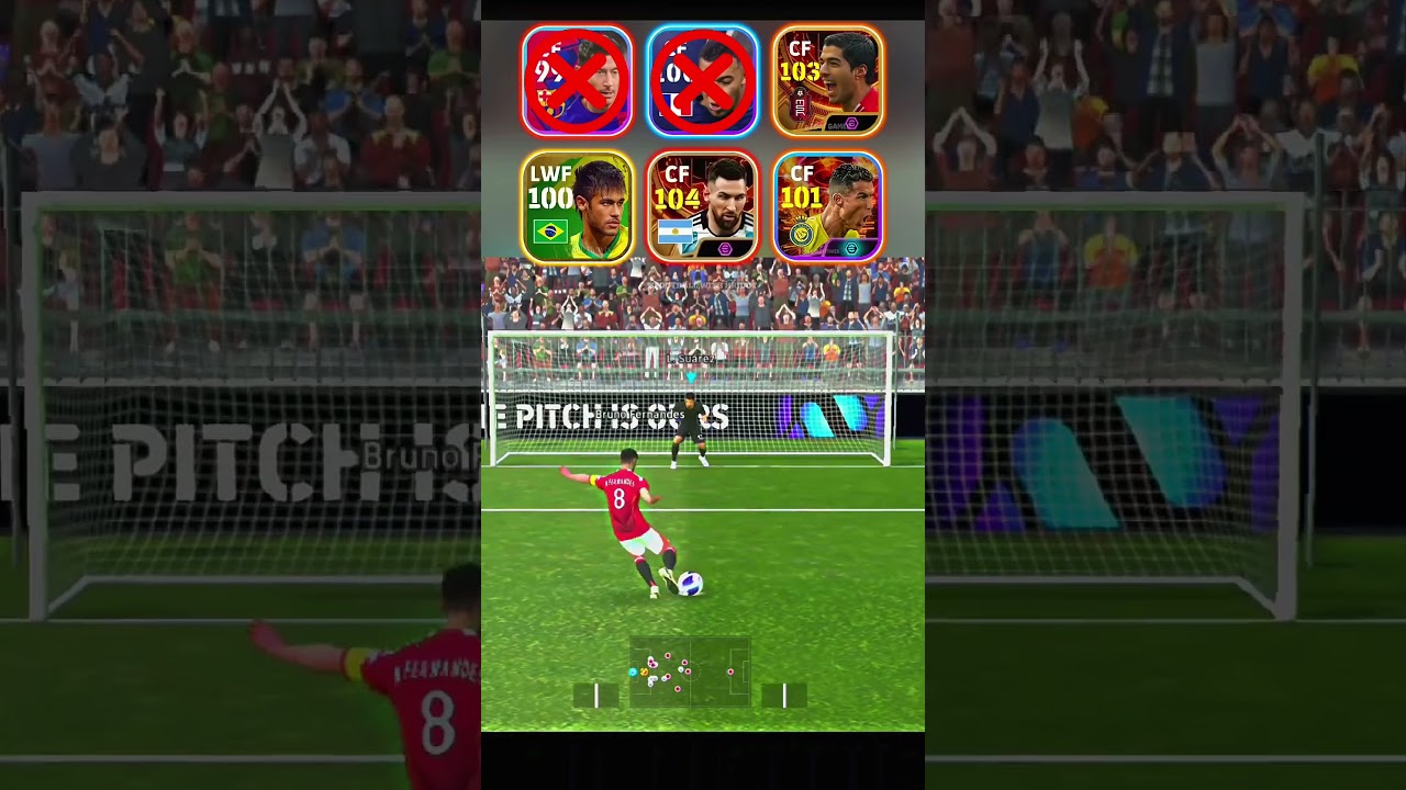 Efootball 24|| Best Goalkeeper Penalty Save Challenge😳 #efootball #pes #penalty #ronaldo #shorts
