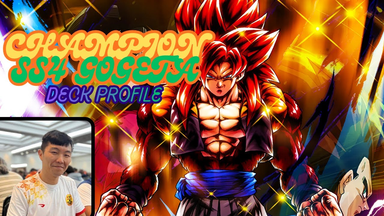 2025 DBSTCG: Mistrz Mistrzostw Ameryki Łacińskiej w Masters, profil talii SS4 Gogeta GT autorstwa...