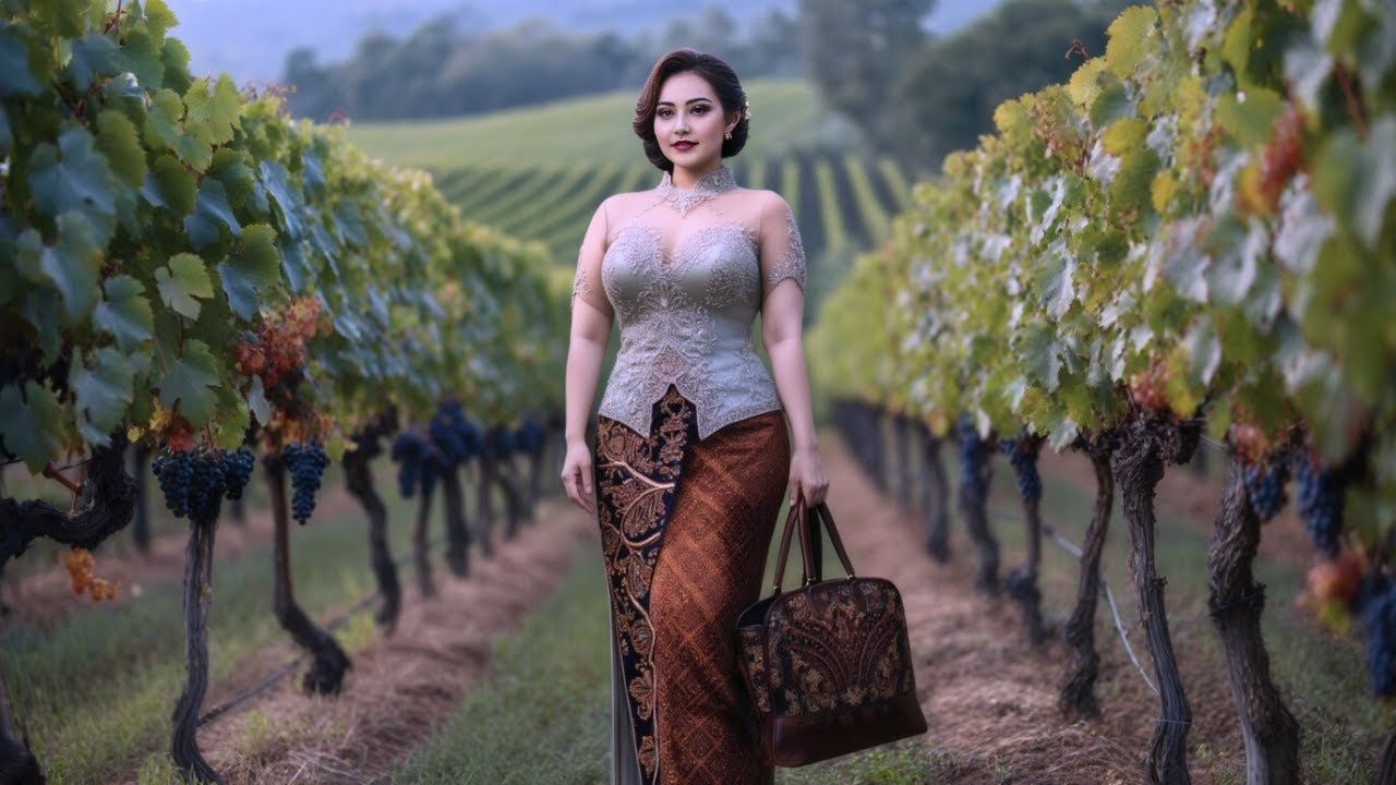 [4K] Ai Art Lookbook Indonesian Model - Women's Beauty with Kebaya Combined with Natural Beauty