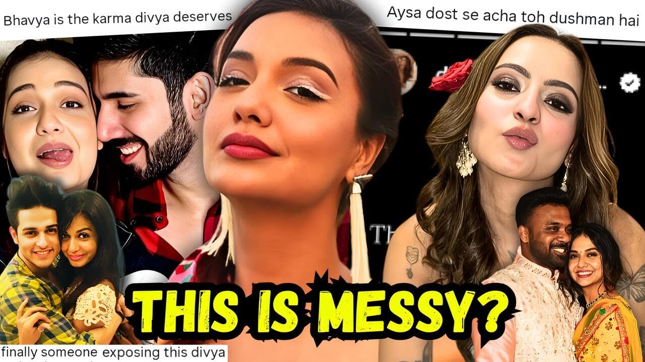 Is Divya Agarwal the Problem or Just Unlucky in Love? Lady don Bhavya Exposed Divya Marriage cracks?