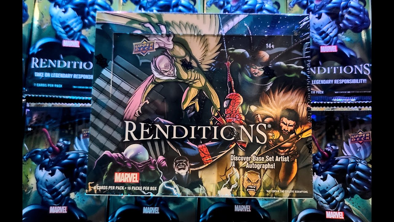 2024 Upper Deck Spider-Man Renditions! WAIT I PULLED 2?! Let's open 2 boxes!!