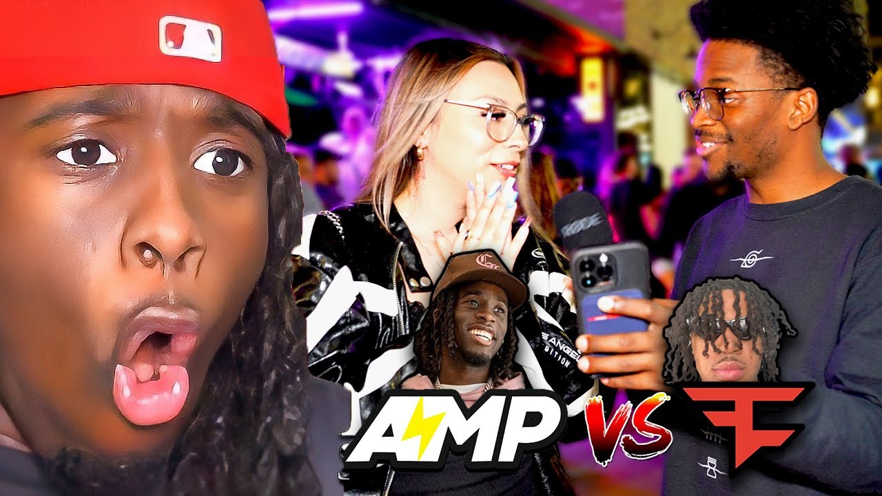 Kai Cenat Reacts To Who Would You Rather Date (AMP vs. Faze)
