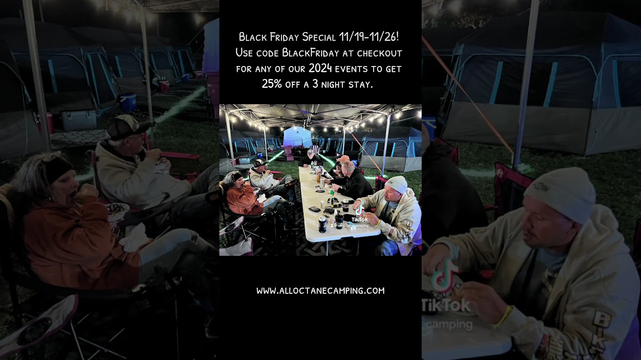 Black Friday special! 25% off a 3 night stay with code BlackFriday #bikerlife #motoglamping