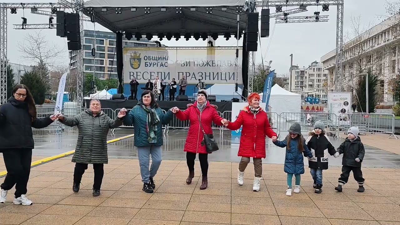 Тракийска китка - Ирена Станкова и Лазар Налбантов - @орк.Жаравагр.Бургас 