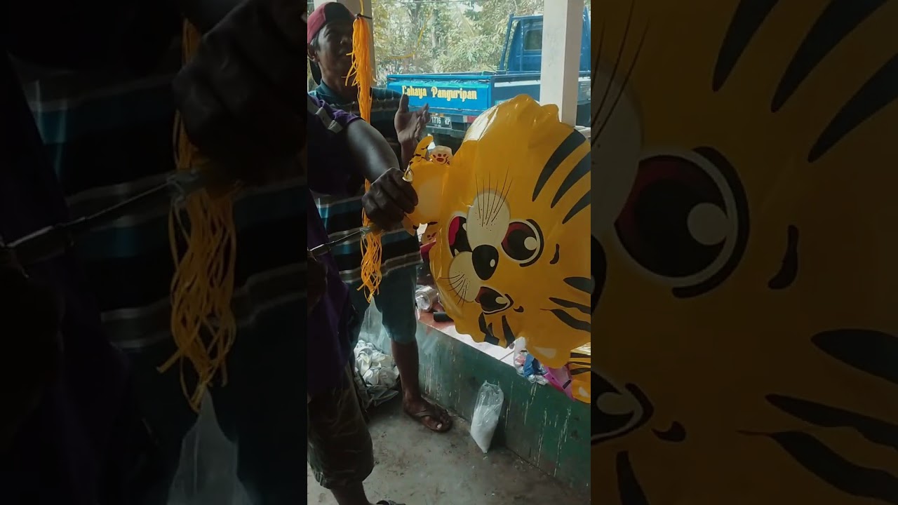 tutorial bikin gas balon karakter terbang juga melayani pemesanan tangki nya wa 081227688215