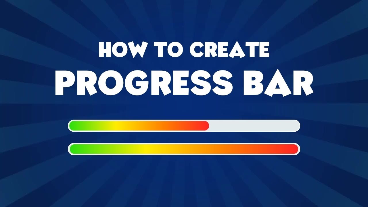 How To Create Animated Progress Bar For Quiz Videos | Loading Bar | 2024