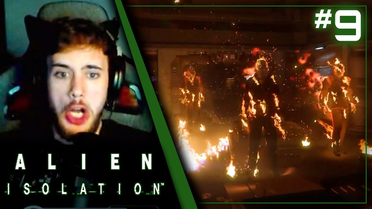 ALIEN ISOLATION #9 👽 Las Fallas en el espacio | MODO PESADILLA #SalióCaldo