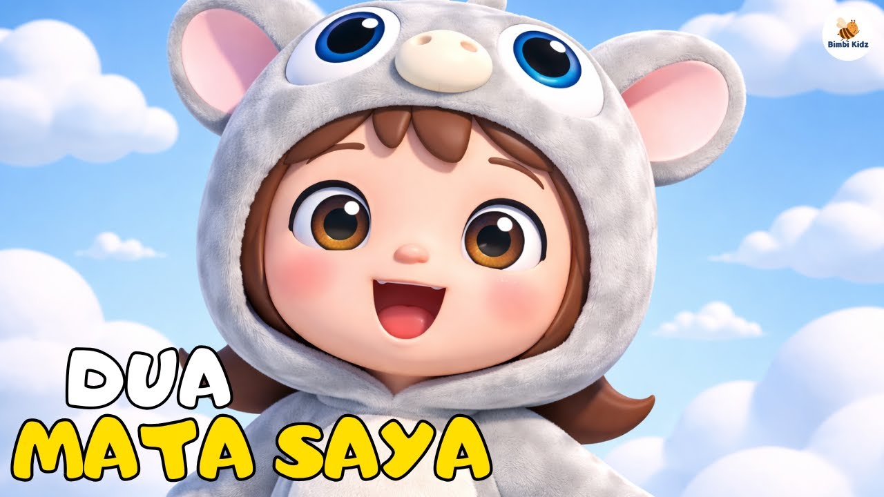 Lagu Anak Anak - Dua Mata Saya - Mengenal jumlah Anggota Tubuh - Lagu Anak Ceria & Balita Terviral