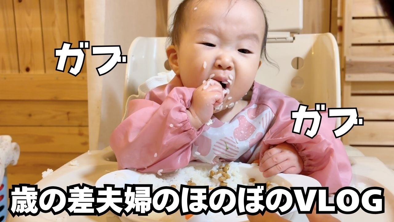愛しの小さな怪獣ちゃんとの日常【歳の差夫婦とほのぼのVLOG】