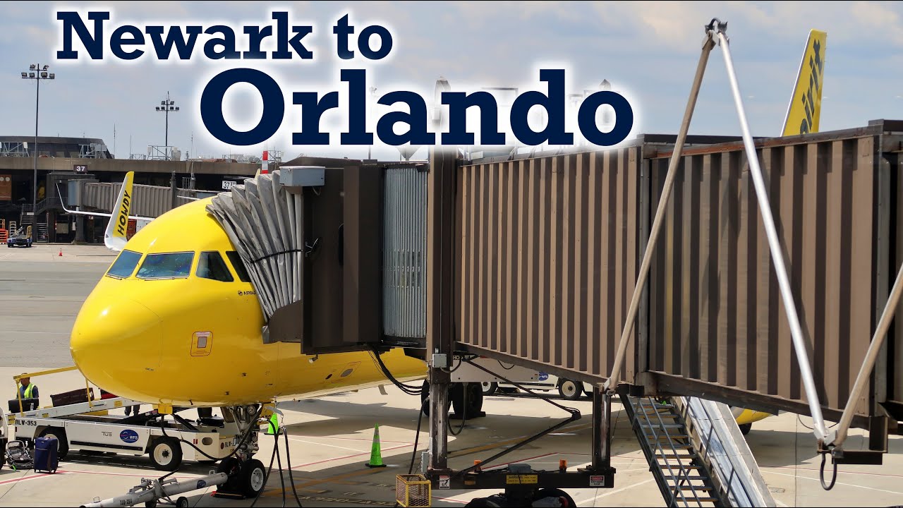 Full Flight: Spirit Airlines A321 Newark to Orlando (EWR-MCO)