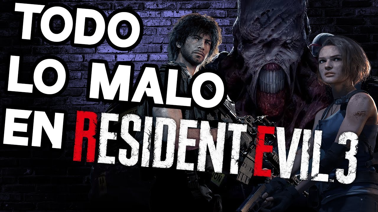 TODO LO MALO EN RESIDENT EVIL 3 (Remake)