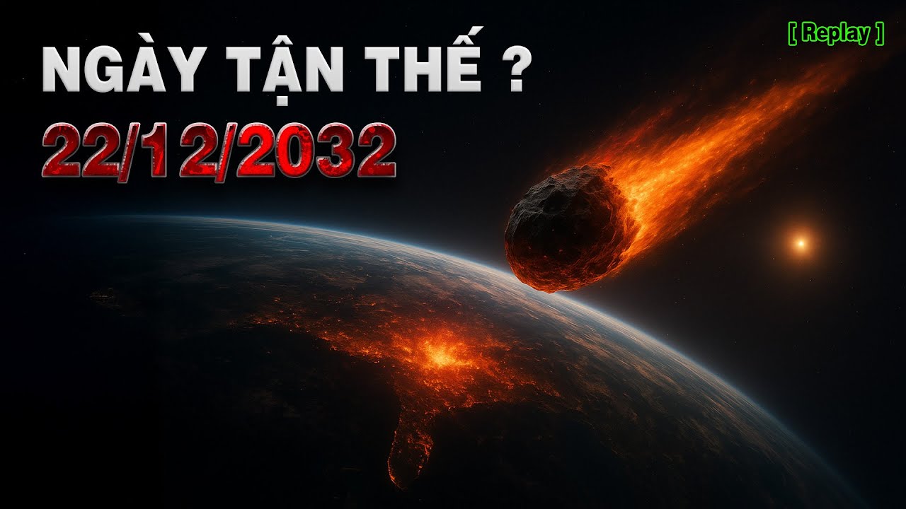 NASA cảnh báo! 2024YR4 Có Thể Lao Vào Trái Đất Năm 2032 – Kịch Bản Kinh Hoàng Nhất 100 Năm! [Replay]