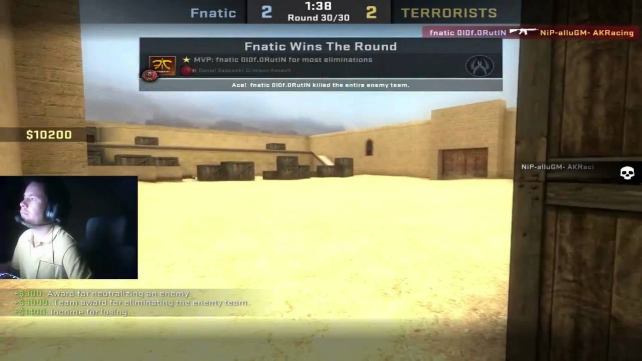 CS:GO olofmeister vs allu - olofmeister rage quit?