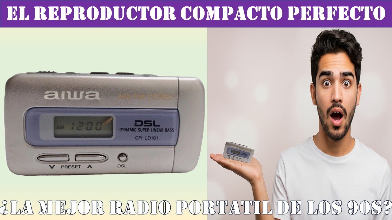 🔥 Aiwa CR-LD100: La Radio de Bolsillo que Conquistó los 90s