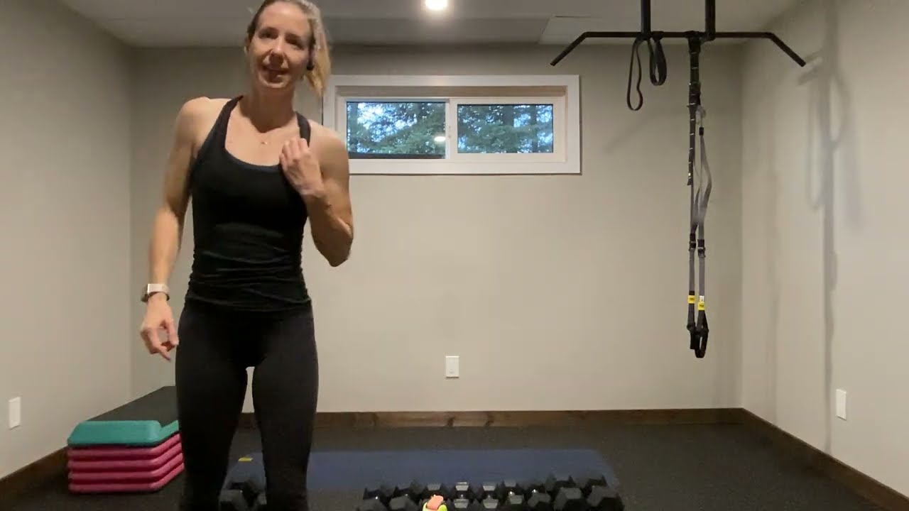 Feb 20 - Wo#8 - 33min Back & Biceps Strength Day w/bench and TRX (optional)