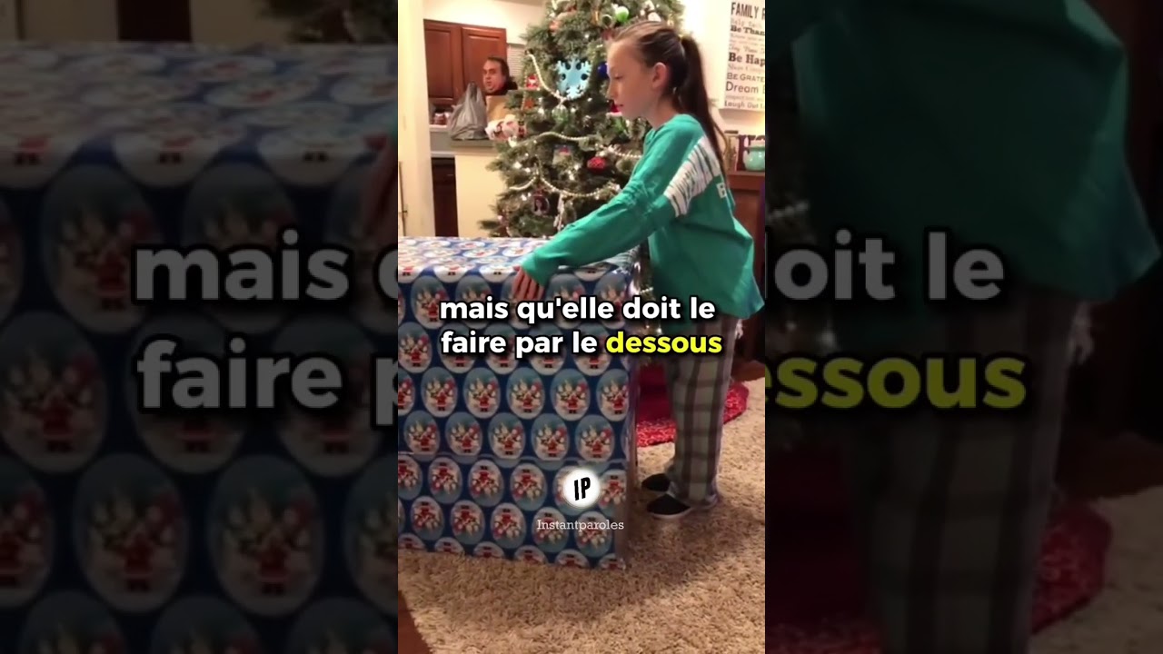 Elle a re&ccedil;u le meilleur cadeau pour No&euml;l 🥺