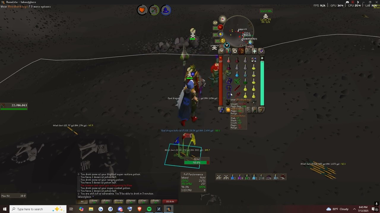 my first max set pk at w304 high altar