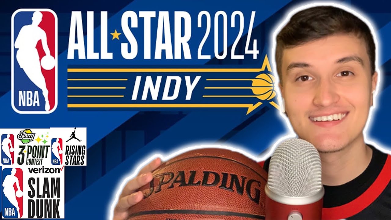 ASMR | 2024 NBA All-Star Weekend Preview 🏀 (whisper ramble + gum chewing)