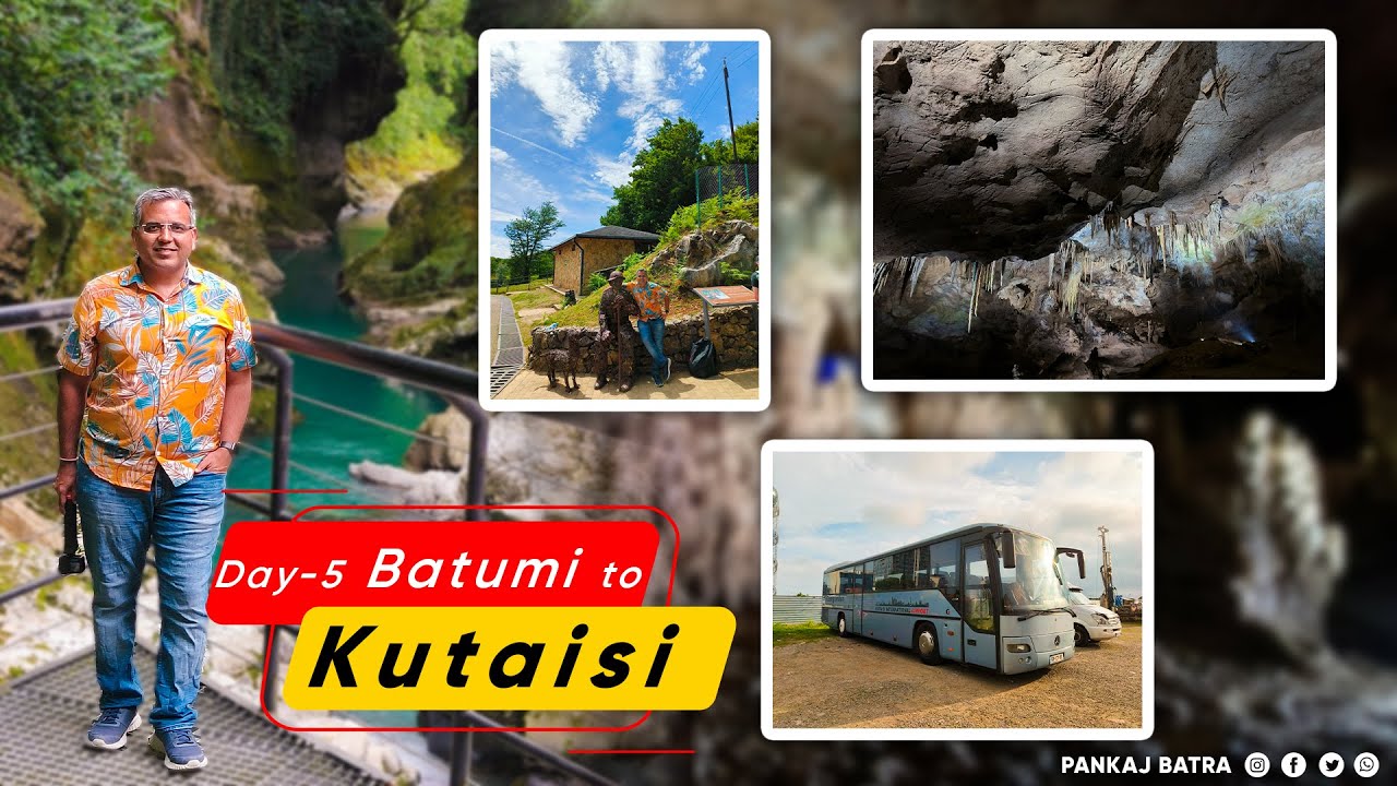 Batumi to Kutaisi, Prometheus Caves & Martvili Canyon Tour