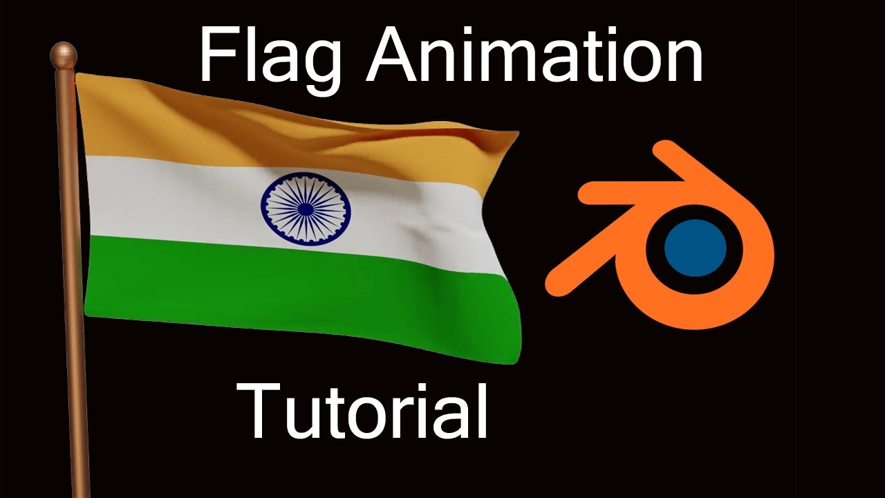 Blender[2.81] Indian Flag Animation tutorial in Hindi | Easy & Realistic