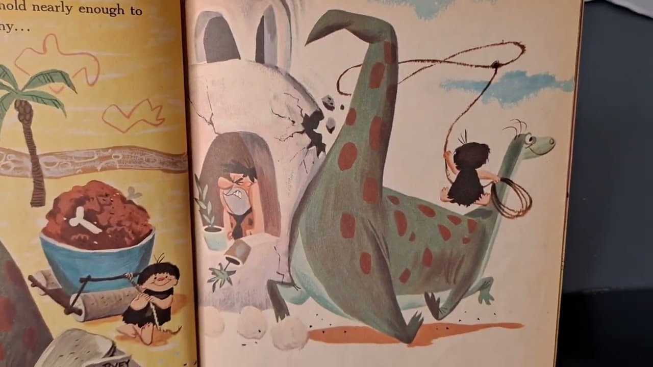 Vintage Golden Book: The Flintstones by Mel Crawford