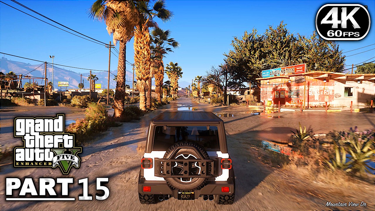 Grand Theft Auto V Enhanced Edition Gameplay Walkthrough Part 15 - PC 4K 60FPS No Commentary