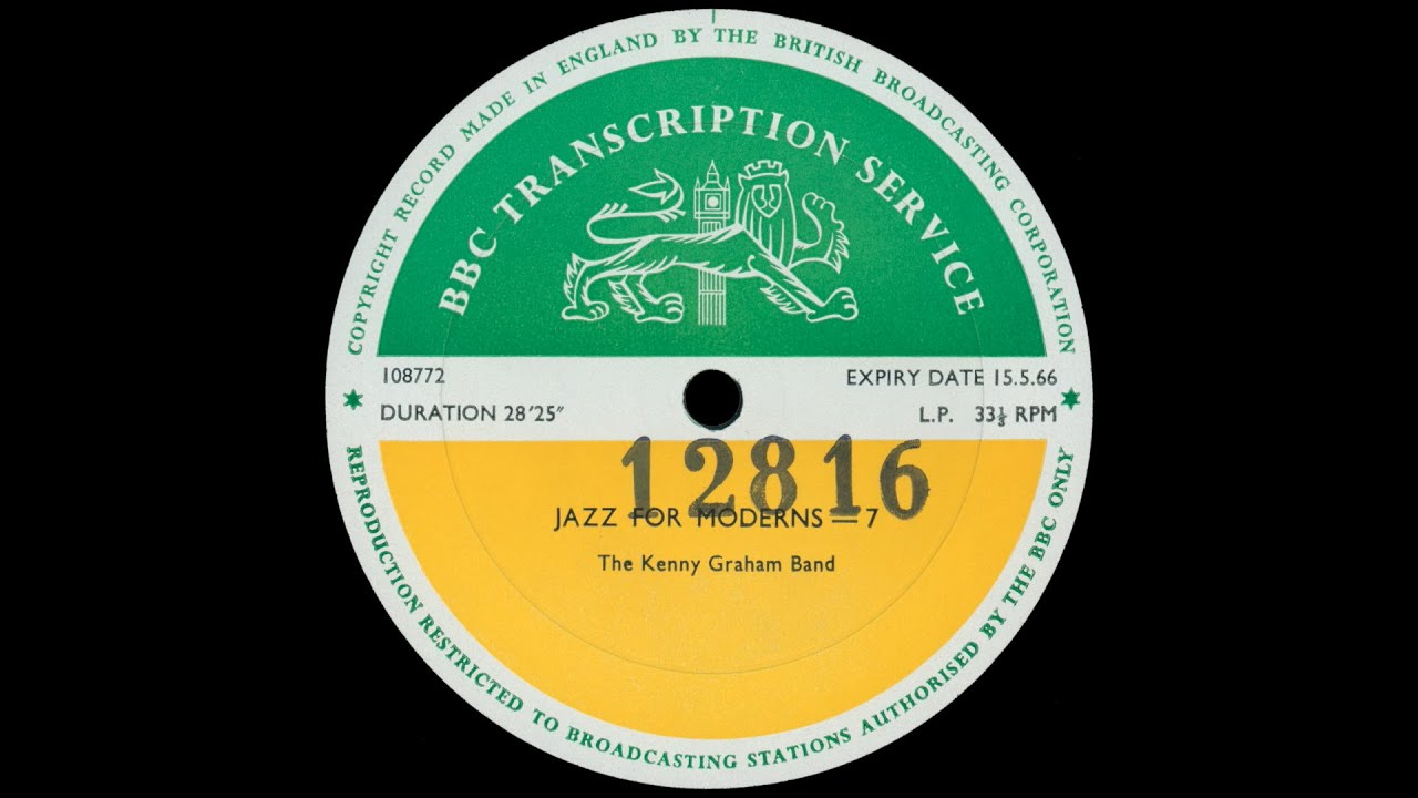 BBC 'Jazz For Moderns' #7 | The Kenny Graham Band (1962) COMPLETE BROADCAST