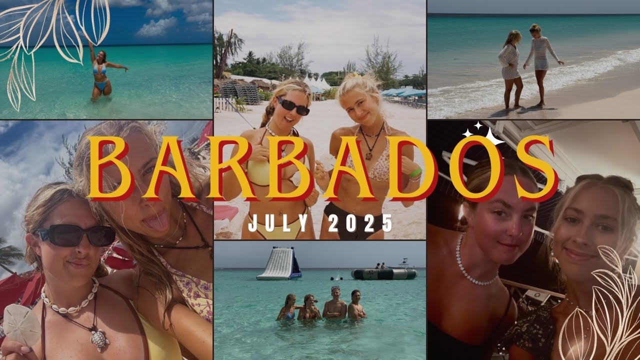 barbados 2025 | snorkelling, sailing, eating out and beach days  