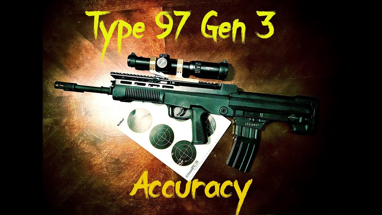 Chinese Type 97 (T97) Gen 3 : Accuracy test (55gr FMJ)