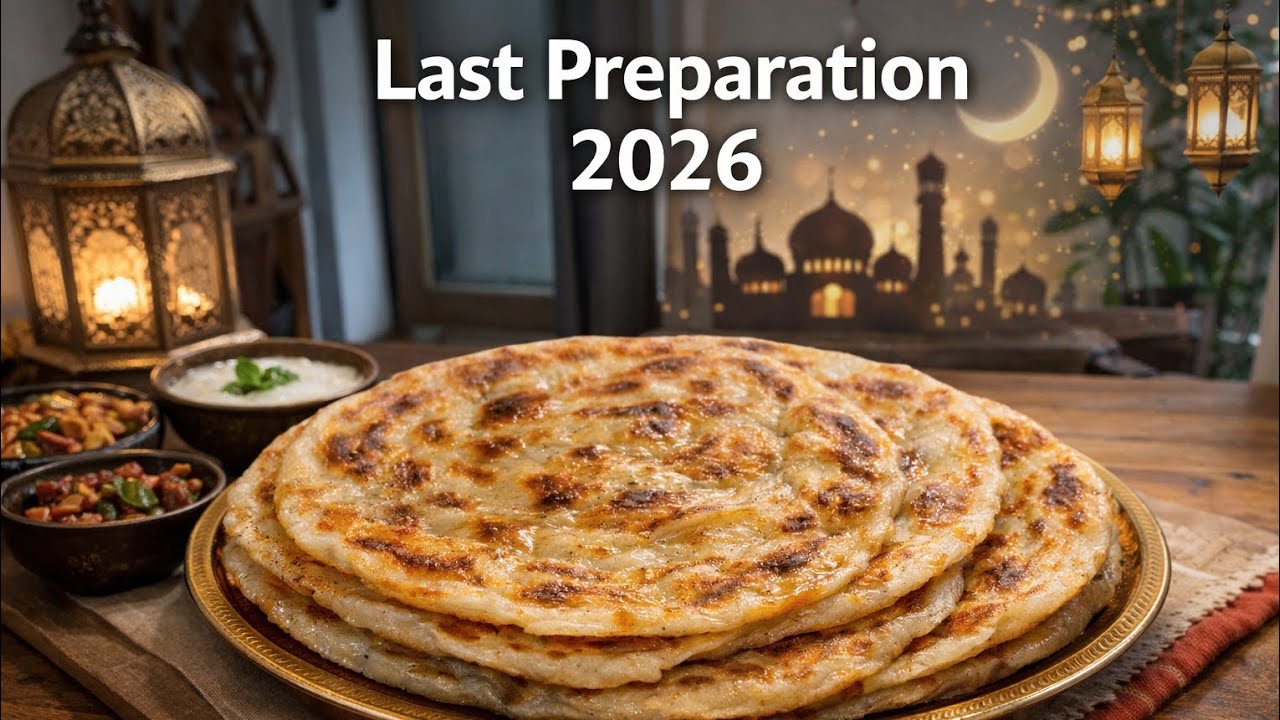 Ramzan Preparation 2026 | Homemade Frozen ParathaSehri Easy HackFreezer Friendly Time saving Tips 