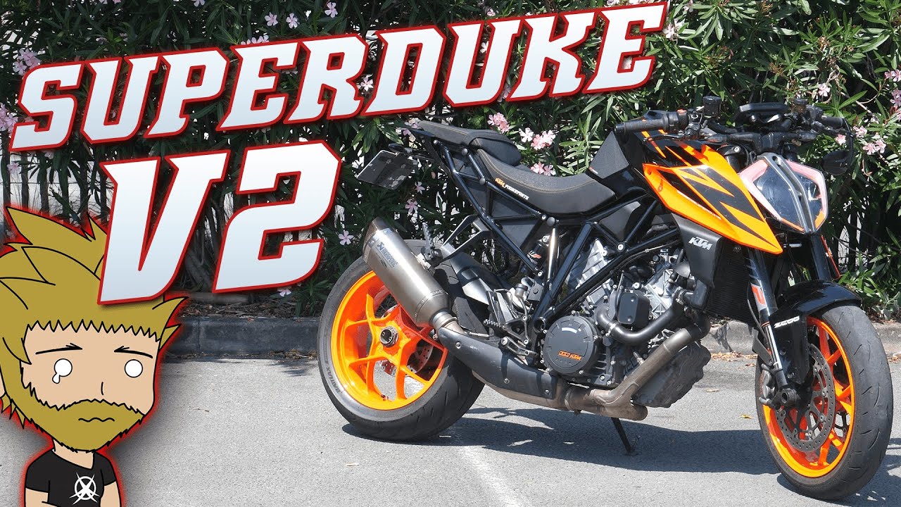 J'ARRIVE PAS A LA GARDER AU SOL !! - KTM 1290 SUPERDUKE V2