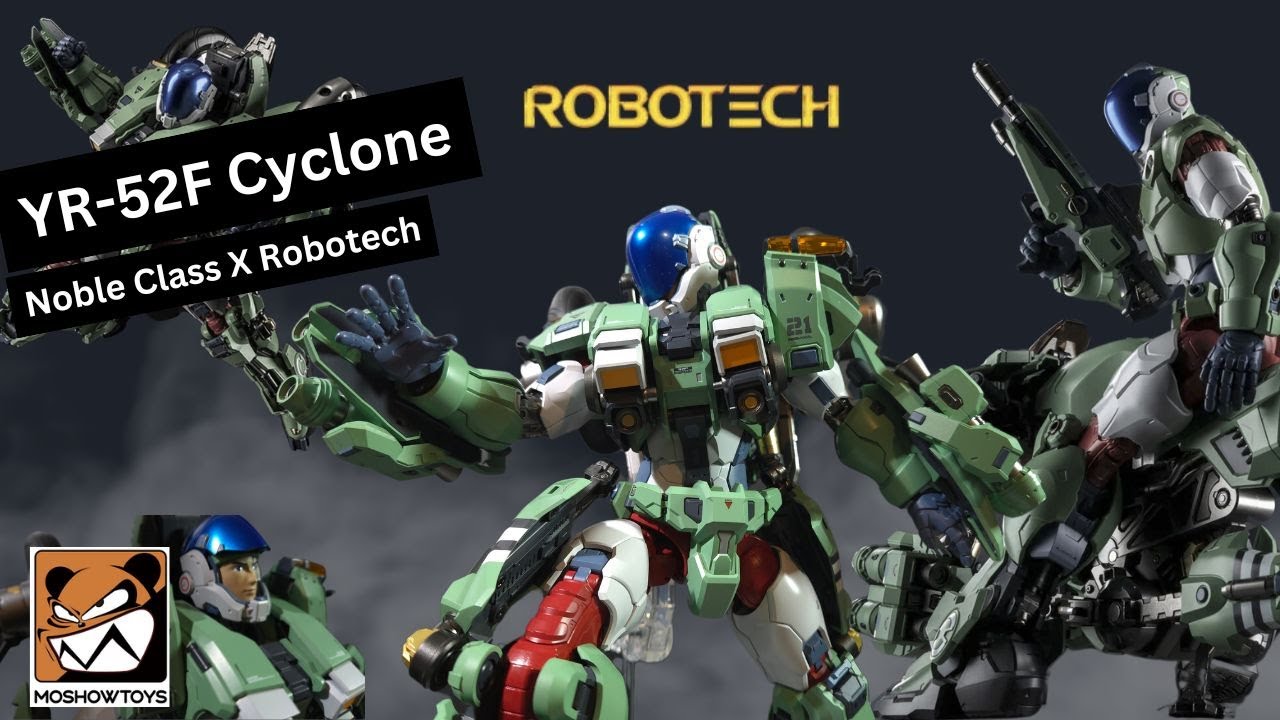 First Look: Mospeada Robotech Cyclone YR-52F by Moshow Noble X Class