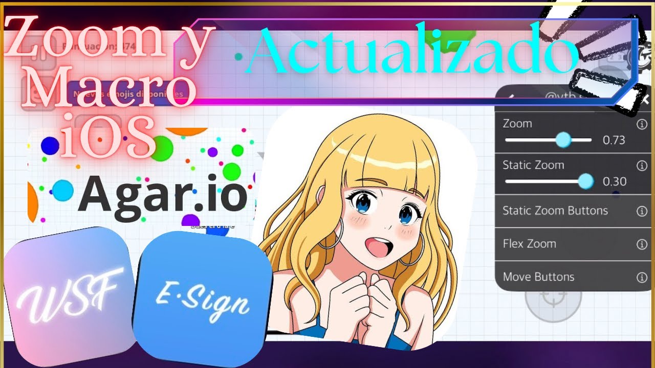 🔴Agar.io | CÓMO TENER ZOOM Y MACRO con esign para iOS Fácil| Nuevo método ✅🔥! 2025 Tutorial