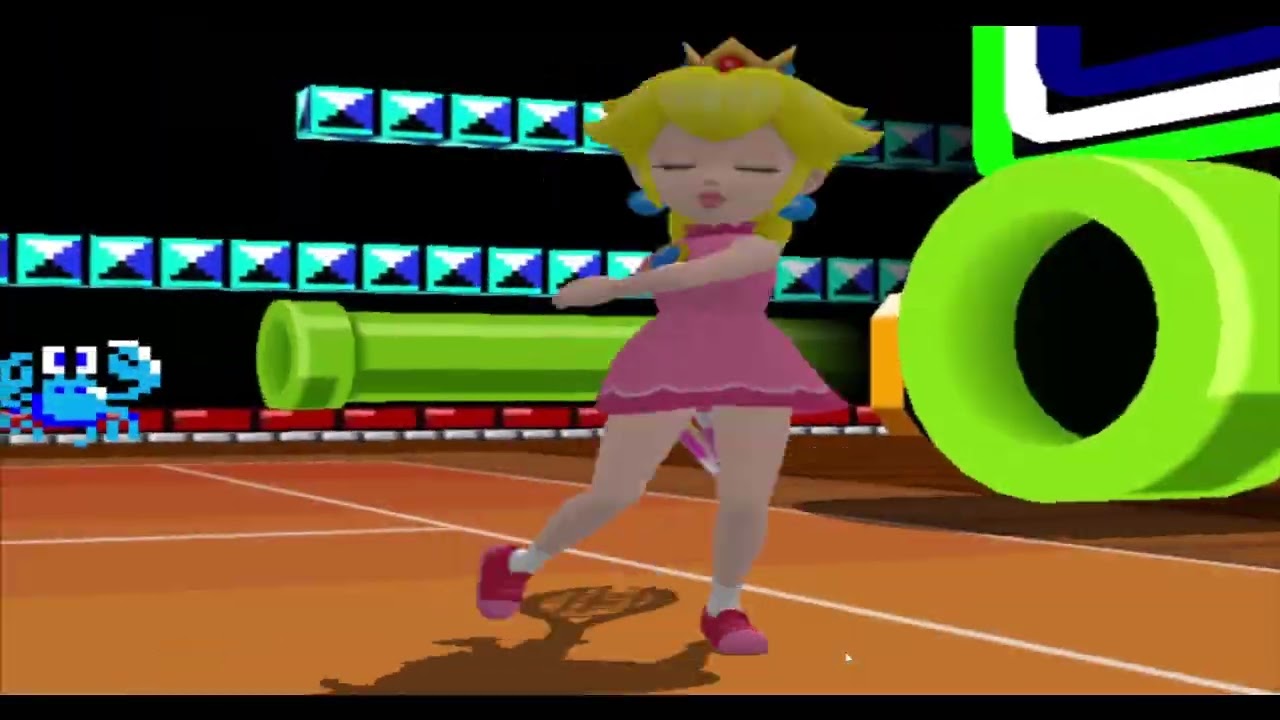 Mario Power Tennis Doubles Round Robin - Matchday 1 - Koopa Troopa/Patatroopa v Mario/Peach