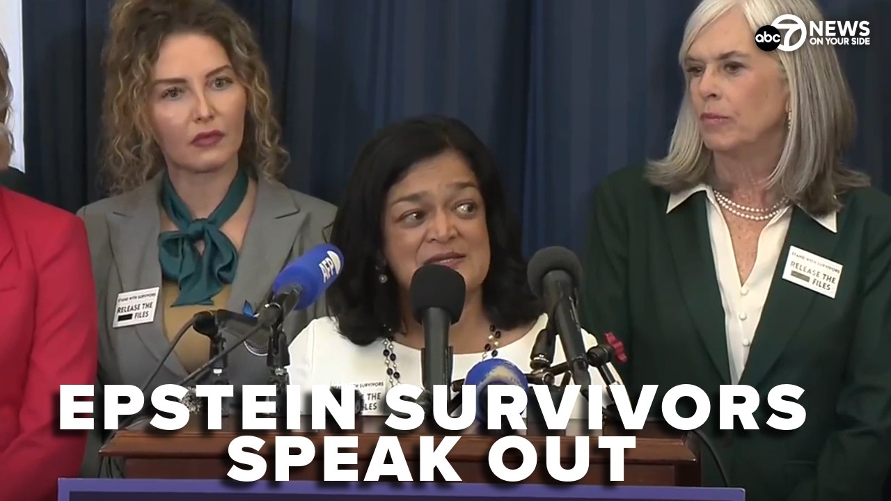 LIVE: Jeffery Epstein survivors speak with House Democrats before the State of the Unio