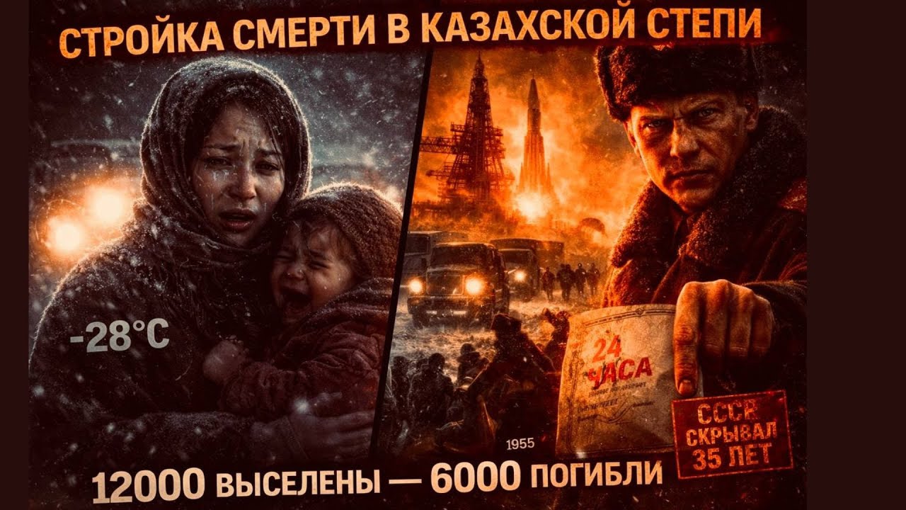 Байконур - стройка на костях: Как СССР построил космодром на костях казахов. 12 000 выселенных.