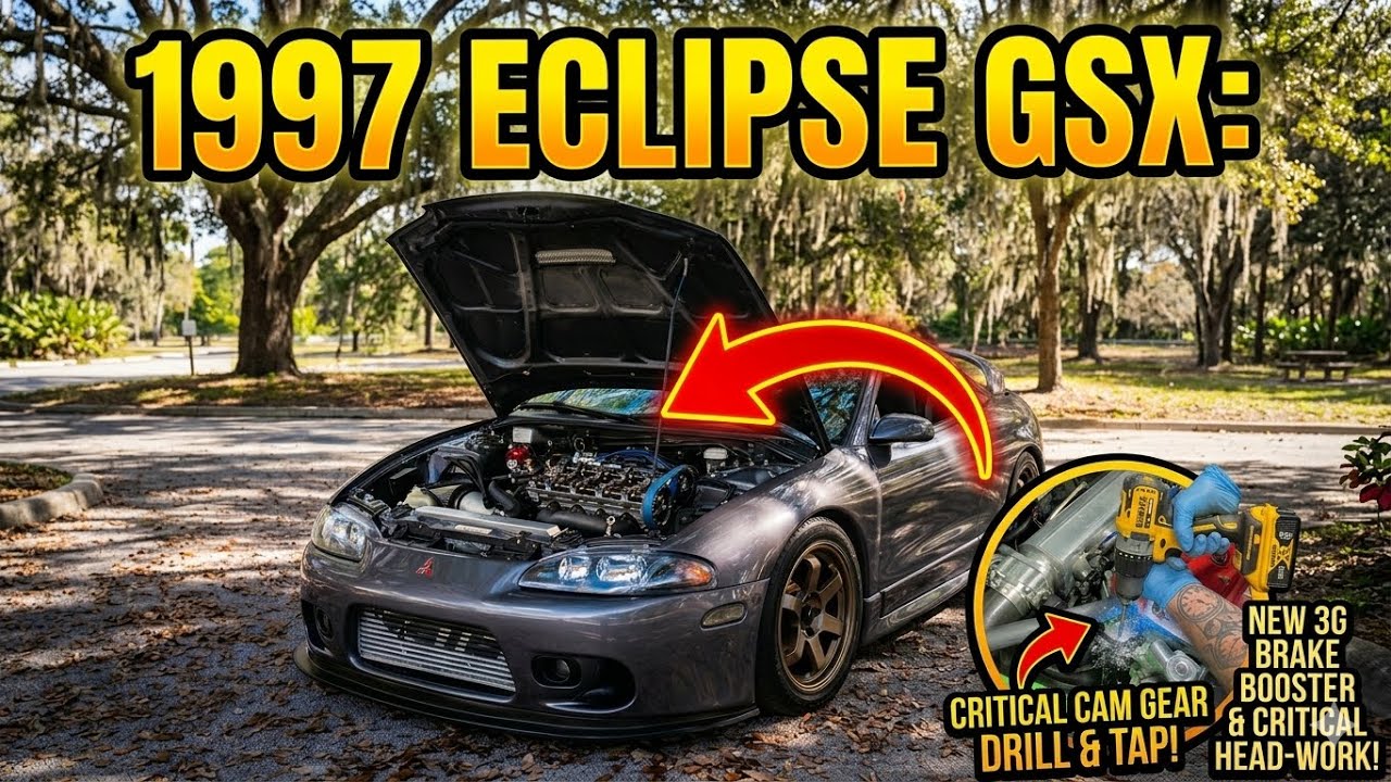 Bringing My 1997 Eclipse GSX Back to Life! (Fresh Head + Major Upgrades)