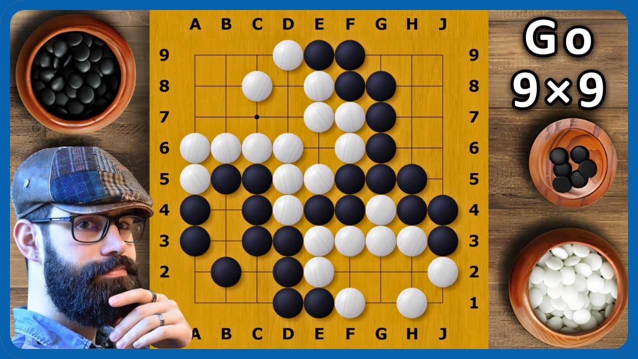 Partie de Go 9x9 pour D&eacute;butants : J'affronte un ? Kyu Blanc #17