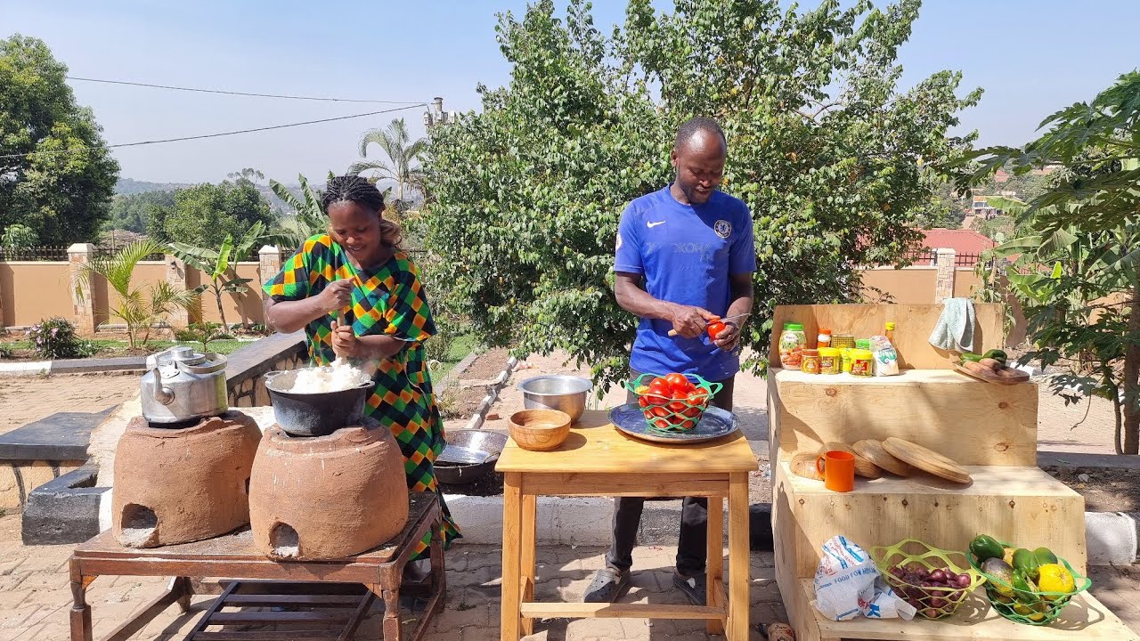 RURAL LIFE IN AFRICAN BIGGEST WIND STORM, MORNING ROUTINE IN HEAVY RAIN Day