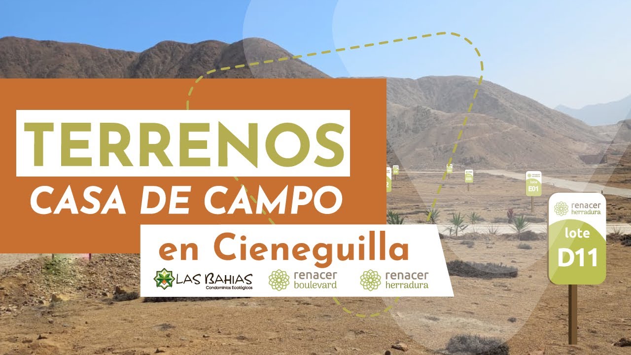 Inversión Asegurada: Terrenos para casa de campo en Cieneguilla